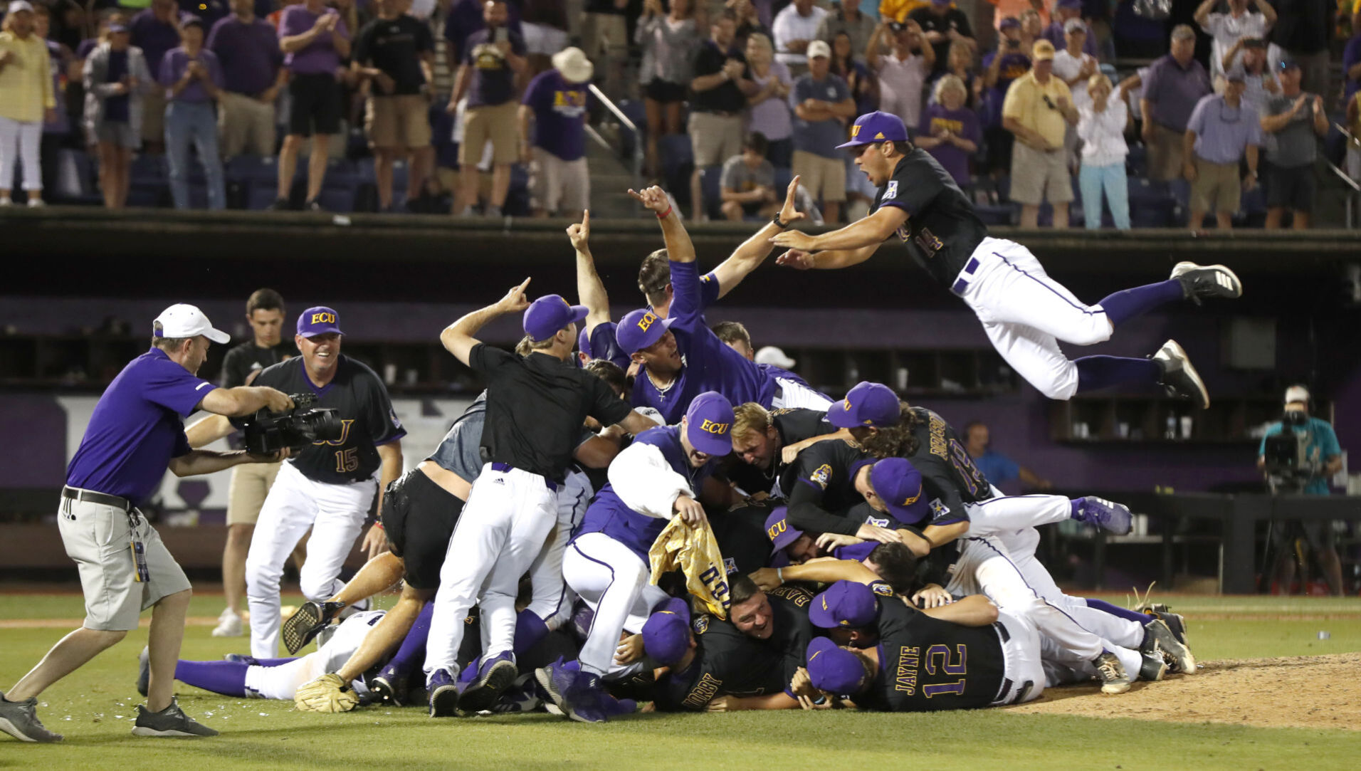 APTOPIX NCAA East Carolina Campbell Baseball